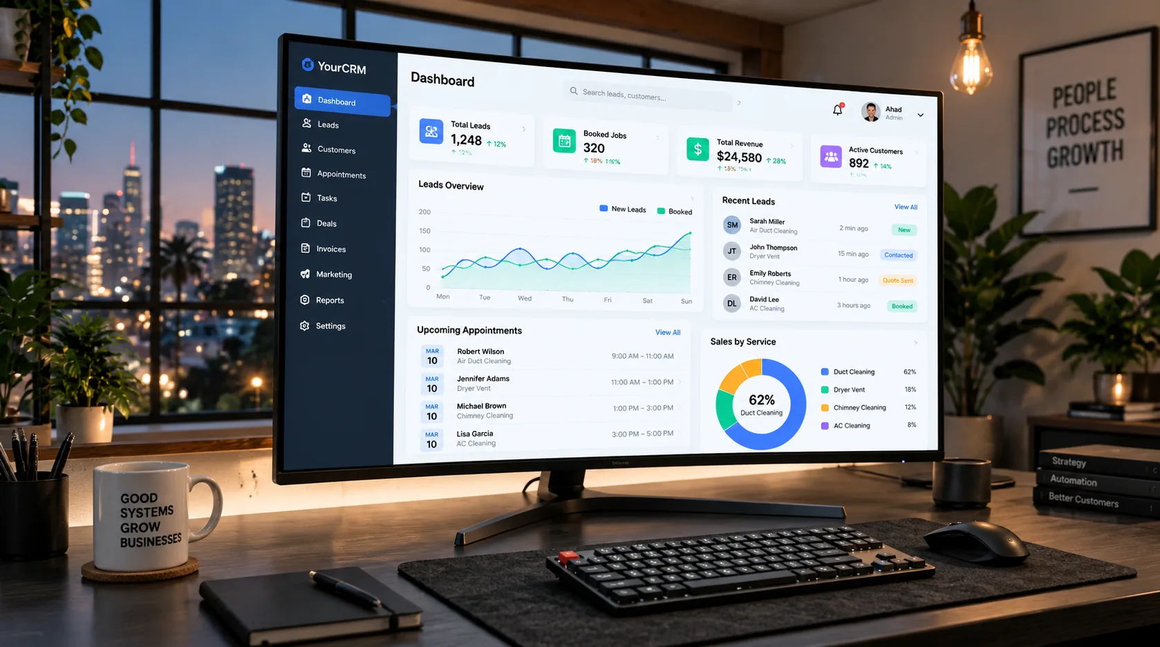 Custom CRM Client Portal